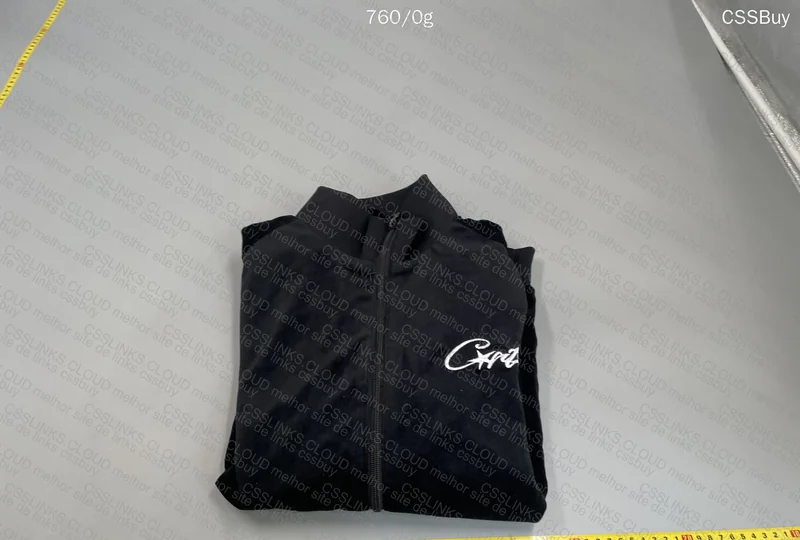 Black Corteiz Velour Jacket