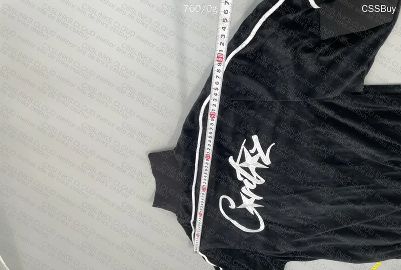 Black Corteiz Velour Jacket 10