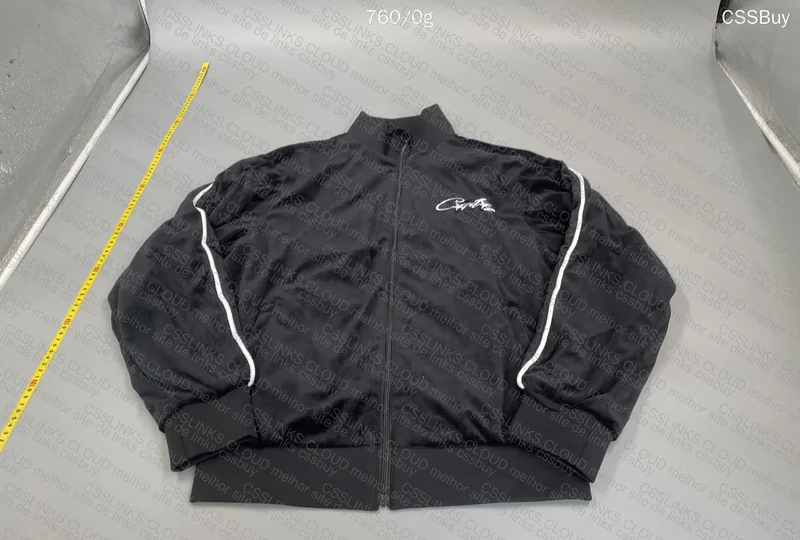 Black Corteiz Velour Jacket 3