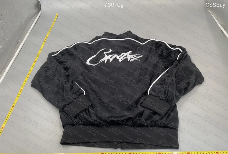 Black Corteiz Velour Jacket 6