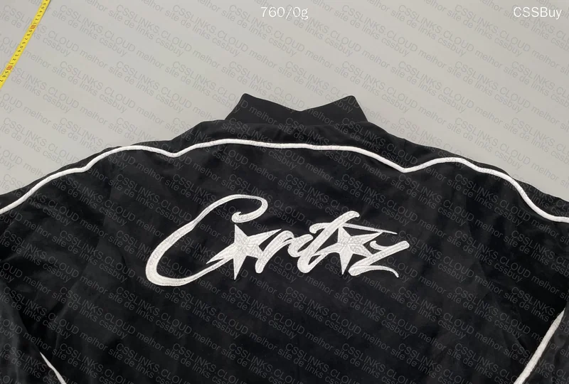 Black Corteiz Velour Jacket 7
