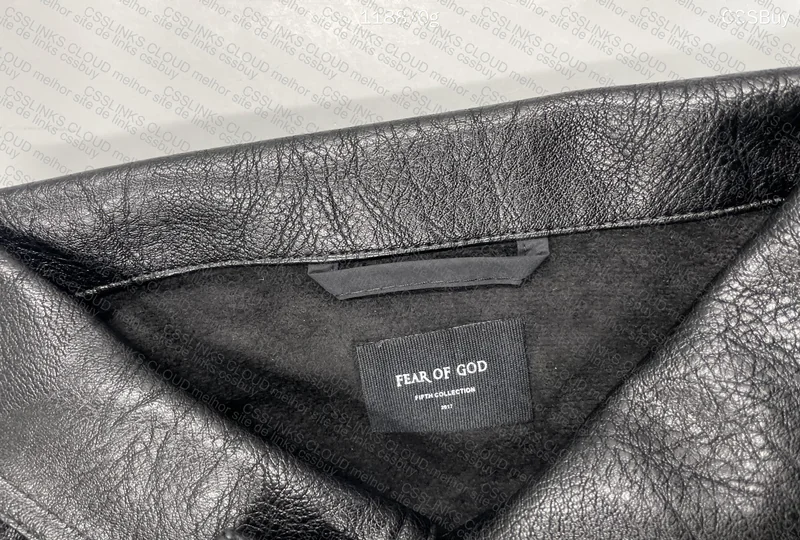 Fear Of God Leather Jacket