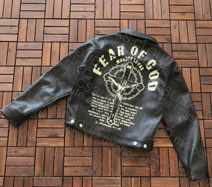 Fear Of God Leather Jacket 10