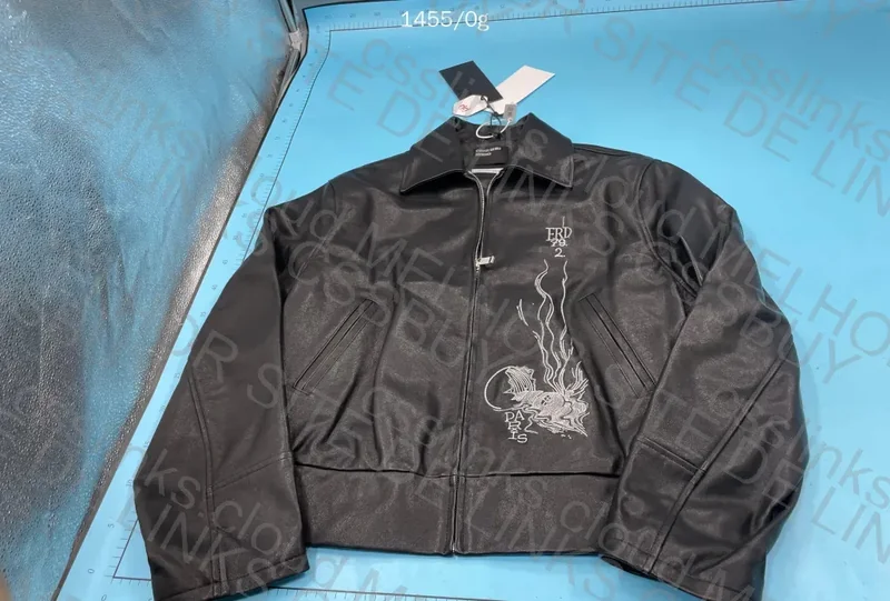 ERD ARCANE 17 Embroidered Leather Jacket 4