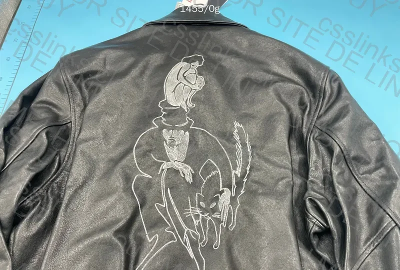 ERD ARCANE 17 Embroidered Leather Jacket 5