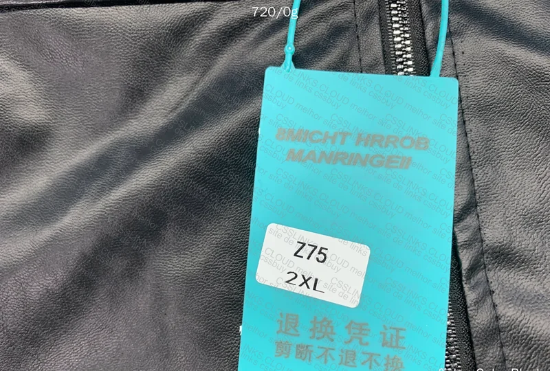 Leather Jacket with Measurements 9