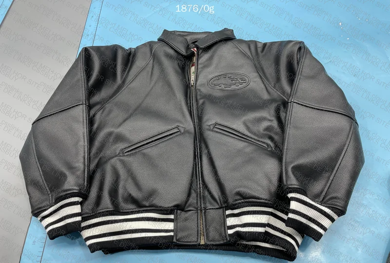 Corteiz 400Y Leather Jacket