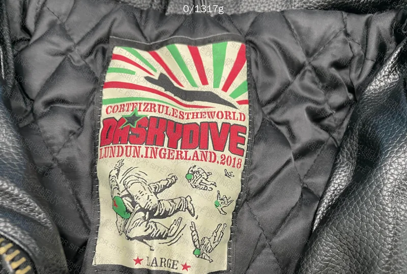 Corteiz Leather Jacket for 185Y 2
