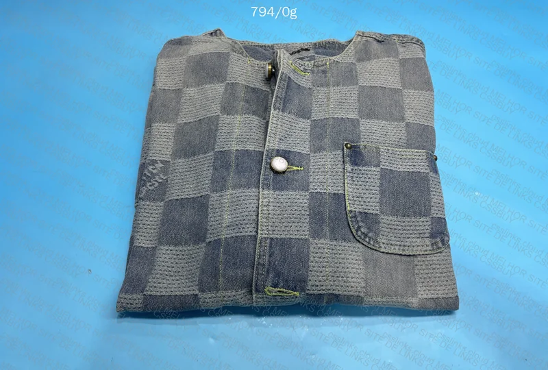 Louis Vuitton Denim Jacket without Collar