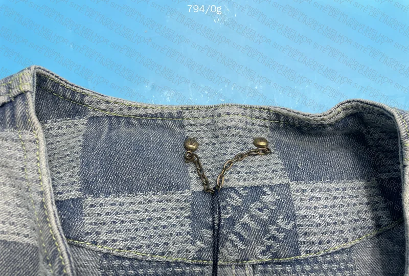 Louis Vuitton Denim Jacket without Collar 2