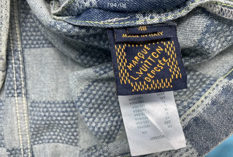 Louis Vuitton Denim Jacket without Collar 3