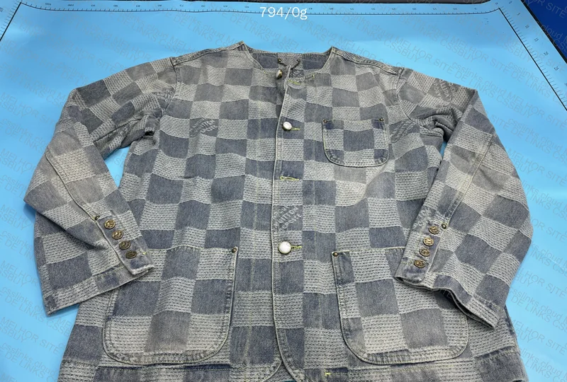 Louis Vuitton Denim Jacket without Collar 5