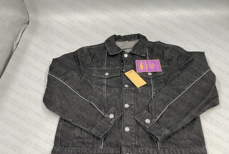 Black Corteiz Denim Jacket 3