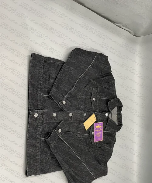 Black Corteiz Denim Jacket 4