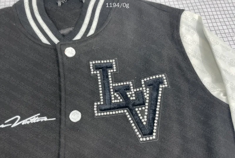 Classic Black and White Louis V Jacket