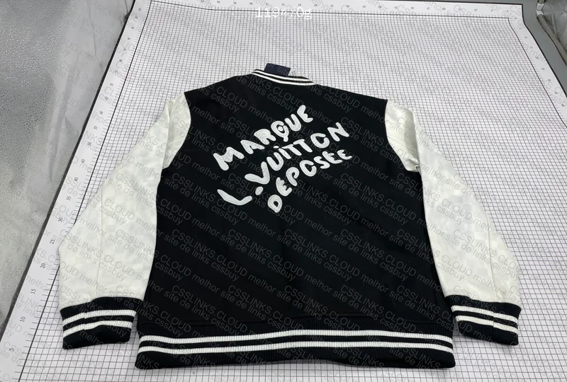 Classic Black and White Louis V Jacket 3