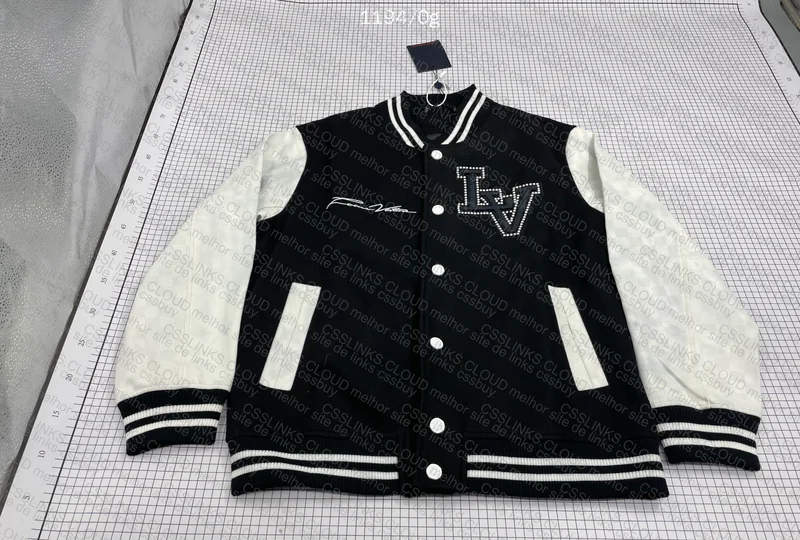 Classic Black and White Louis V Jacket 4