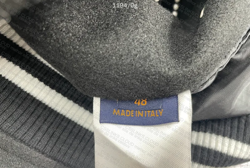 Classic Black and White Louis V Jacket 5