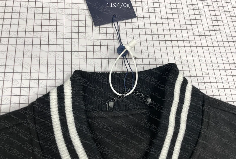 Classic Black and White Louis V Jacket 8