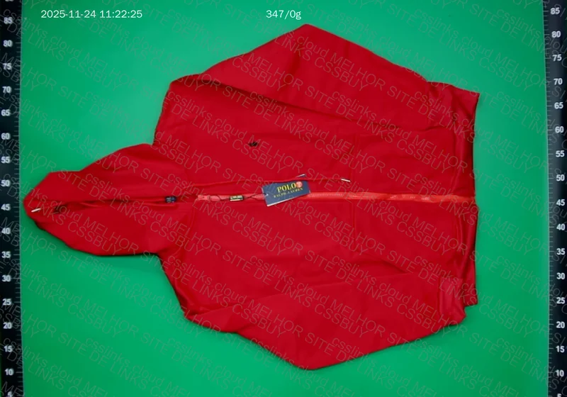Red Ralph Lauren Hoodie Jacket