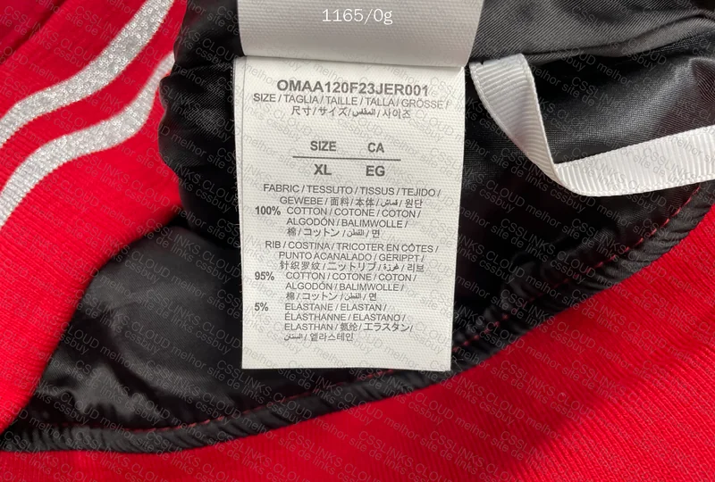 Off-White™ C/O Chicago Bulls Red Varsity Jacket 3