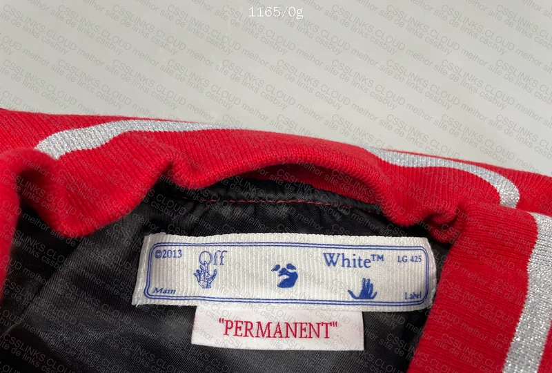 Off-White™ C/O Chicago Bulls Red Varsity Jacket 5