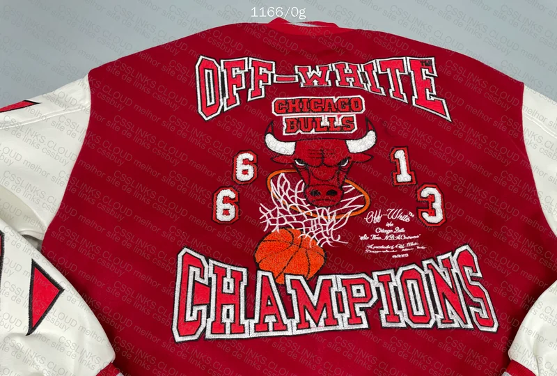 Off White x Chicago Bulls Jacket 2