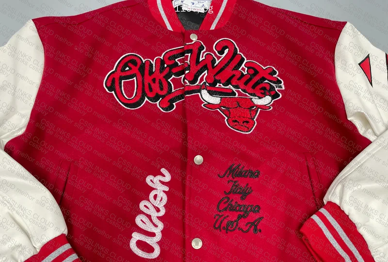 Off White x Chicago Bulls Jacket 3