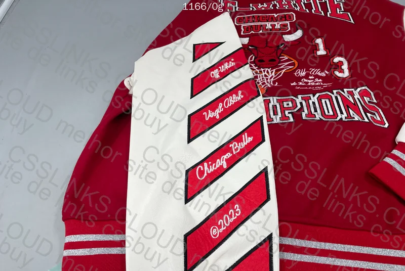 Off White x Chicago Bulls Jacket 8
