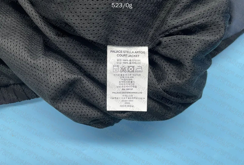 Palace x Stella Artois Jacket with Measurements 3