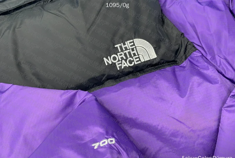 The North Face 700 Purple Puffer Jacket 4