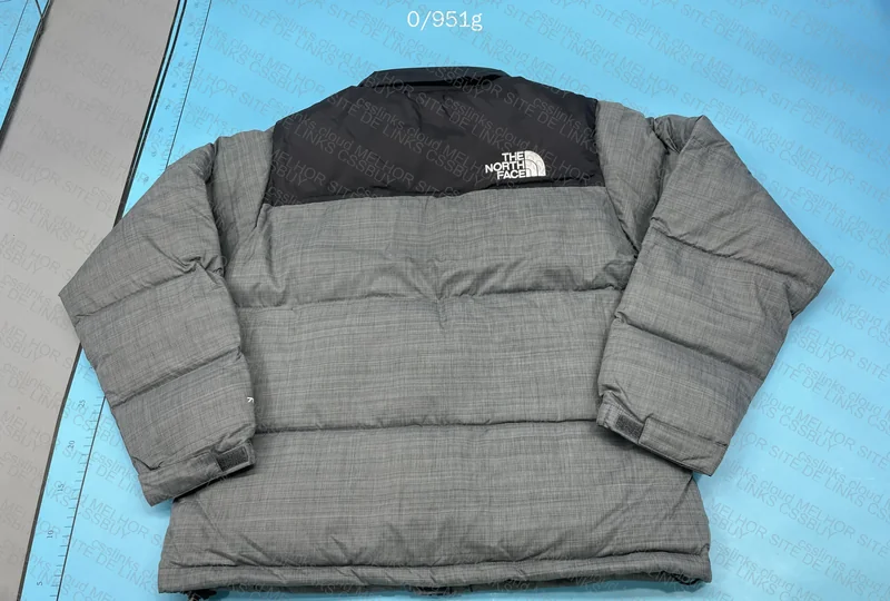 The North Face Metallic Gray Puffer Jacket with Holo Seal 6