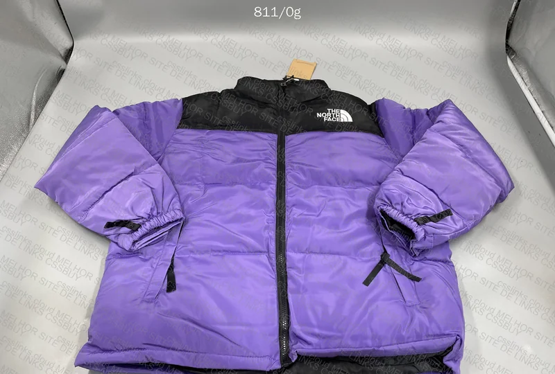 Purple The North Face Puffer Jacket