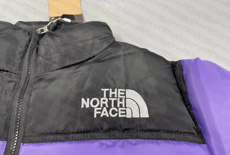 Purple The North Face Puffer Jacket 2