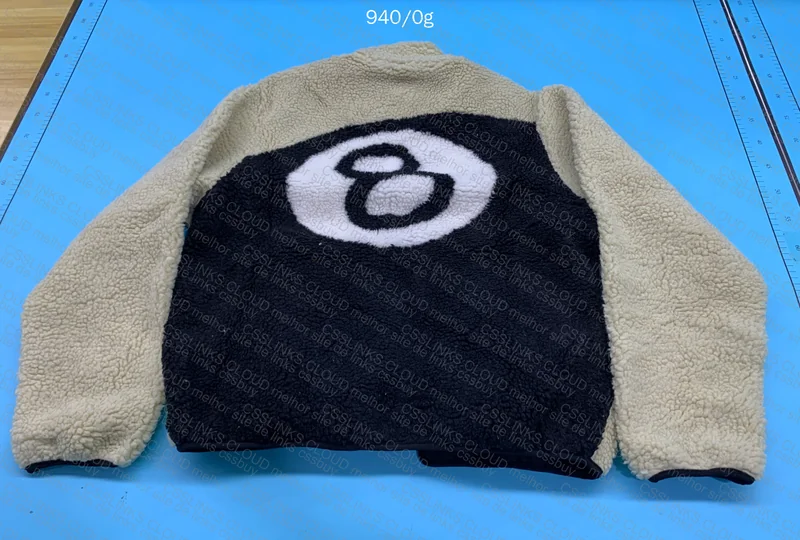 Stussy 8 Ball Jacket with Measurements