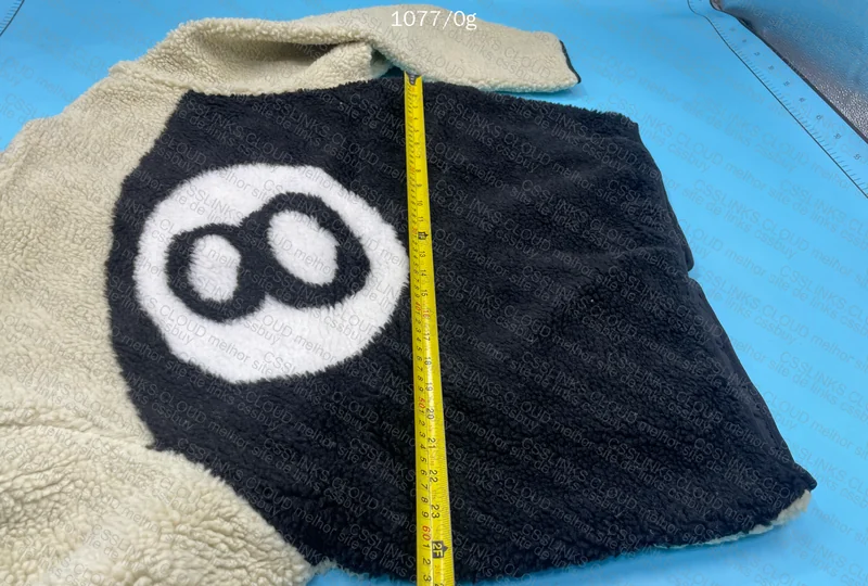 Stussy 8 Ball Sherpa Fleece Reversible Jacket (with Measurements) 8