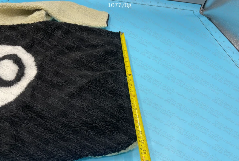 Stussy 8 Ball Sherpa Fleece Reversible Jacket (with Measurements) 9