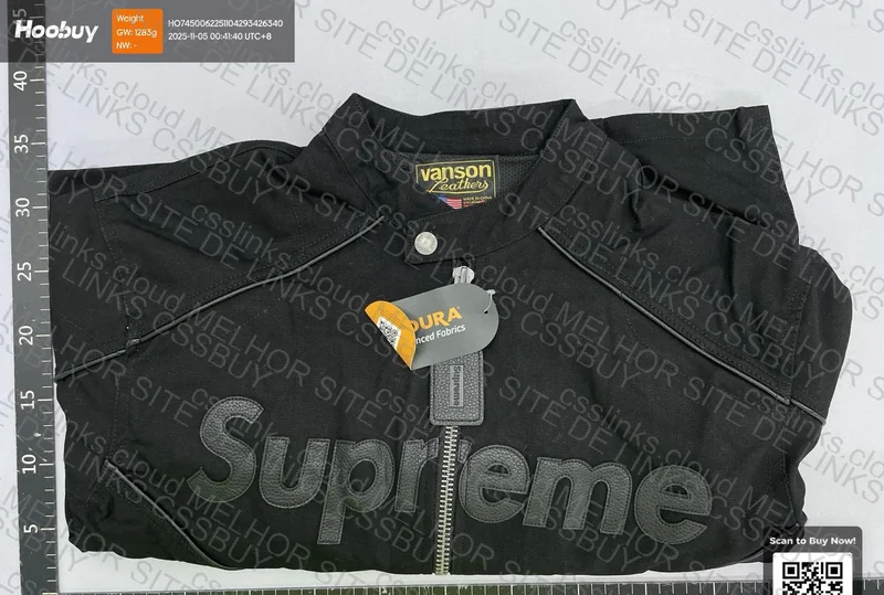 Supreme x Vanson x Cordura Jacket