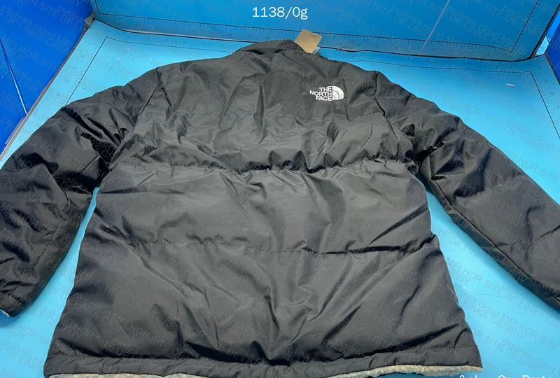 The North Face Black Double-Sided Jacket (TNF) with Measurements