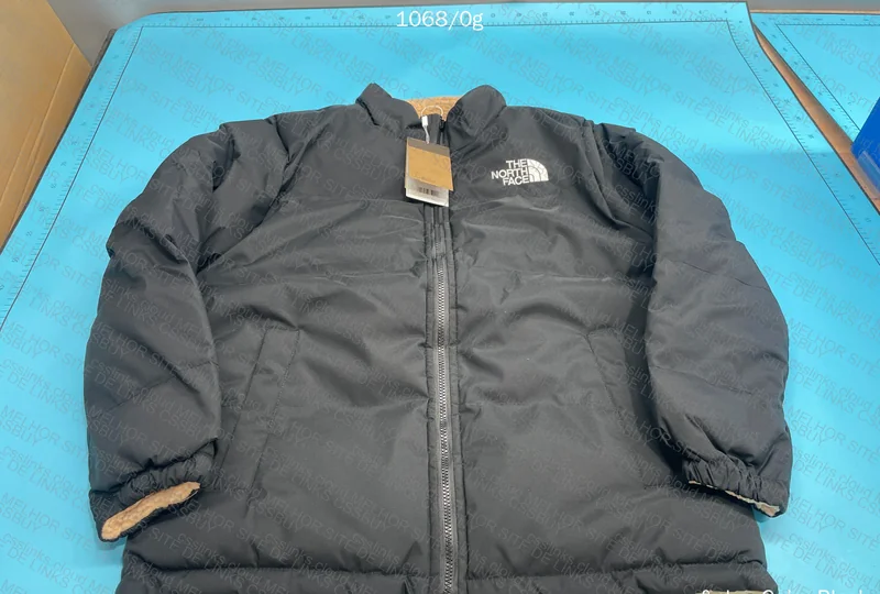 TNF Jacket Double-Sided Furry Inside (With Measurements)