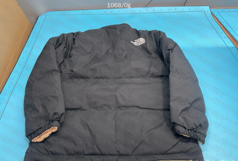 TNF Jacket Double-Sided Furry Inside (With Measurements) 3