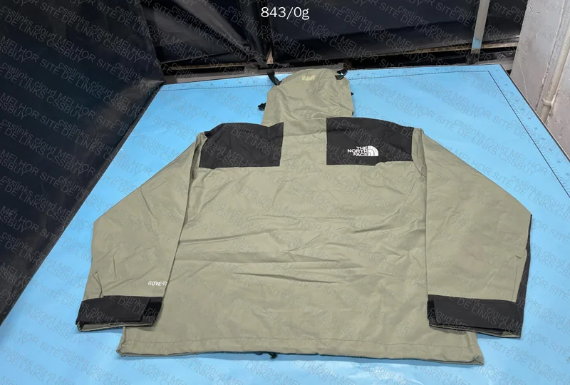 TNF Jacket and Triple S Adidas 5