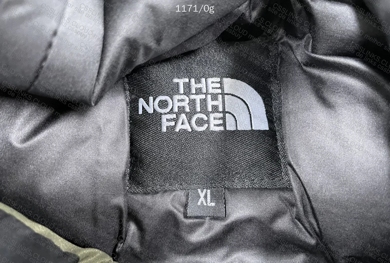 TNF Green Jacket with Measurements 3