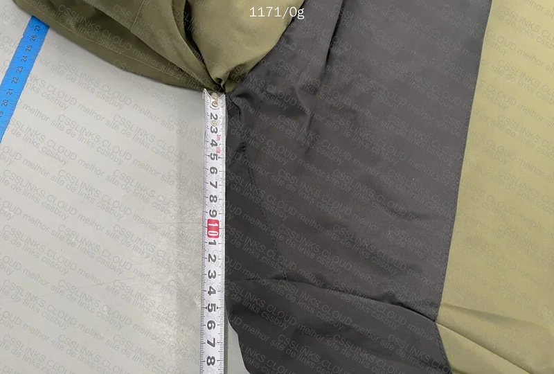 TNF Green Jacket with Measurements 6