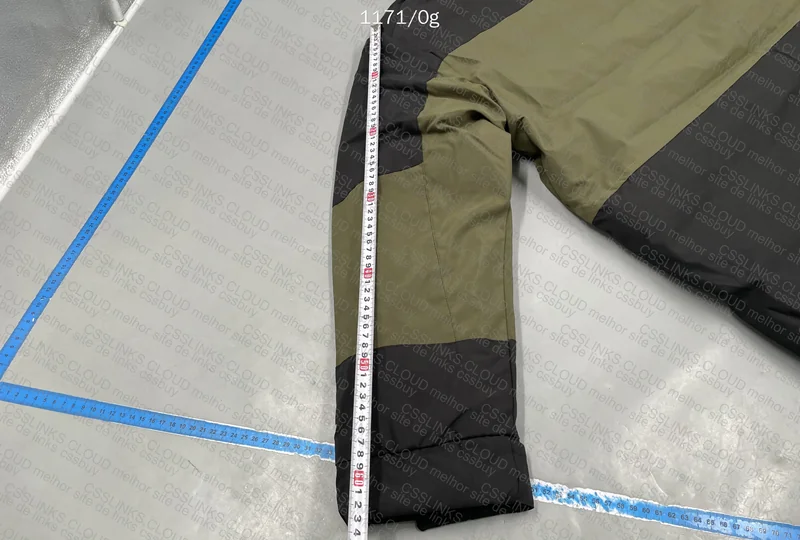 TNF Green Jacket with Measurements 7