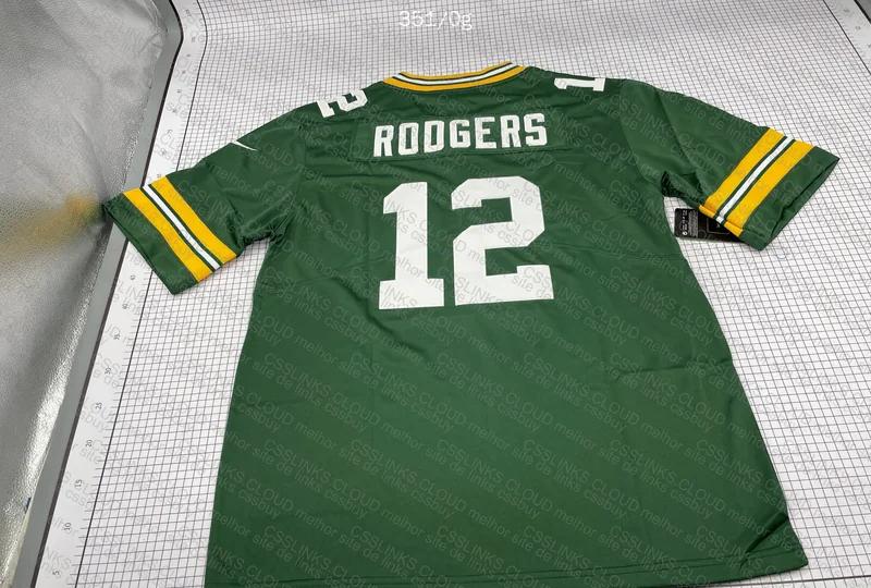 jersey aaron rodgers green bay packers 4