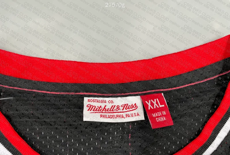 Chicago Bulls Jersey (With Measurements) 5
