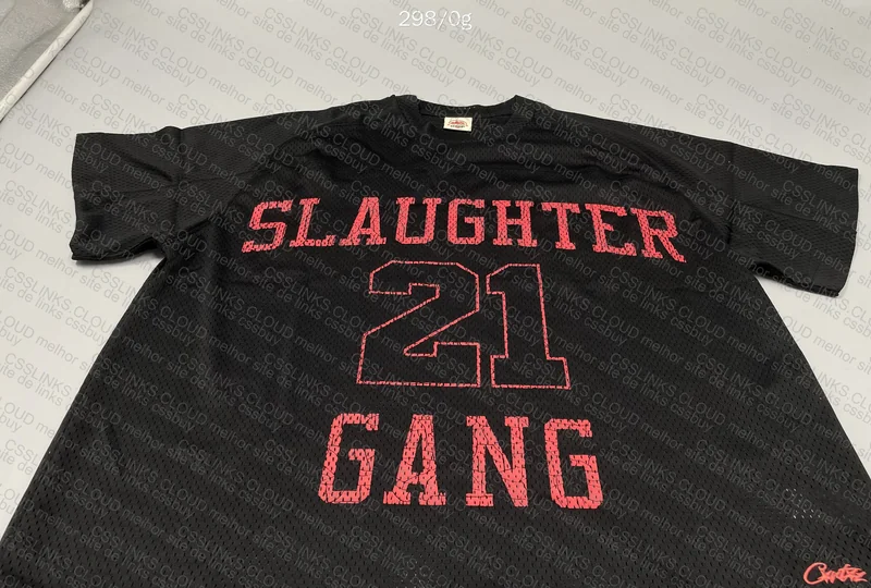 Jersey Corteiz X 21 Savage - SLAUGHTER GANG 21 3