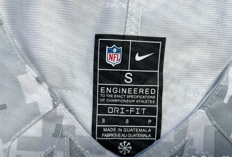 NFL Jersey with Measurements 8