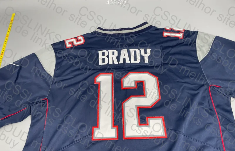 NFL Patriots GOAT Tom Brady Jersey 3